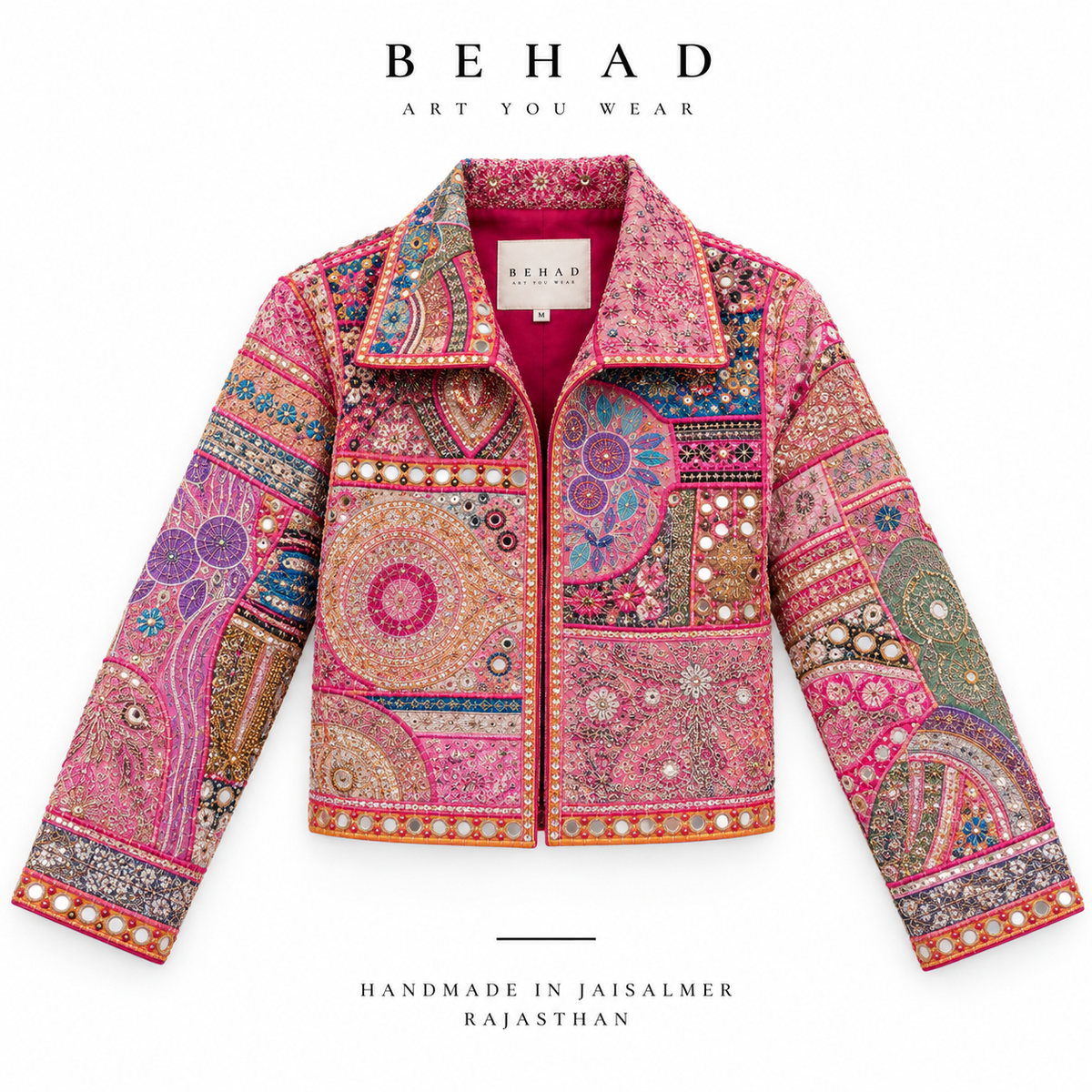 BEHAD — Gulabi Gulal Jacket