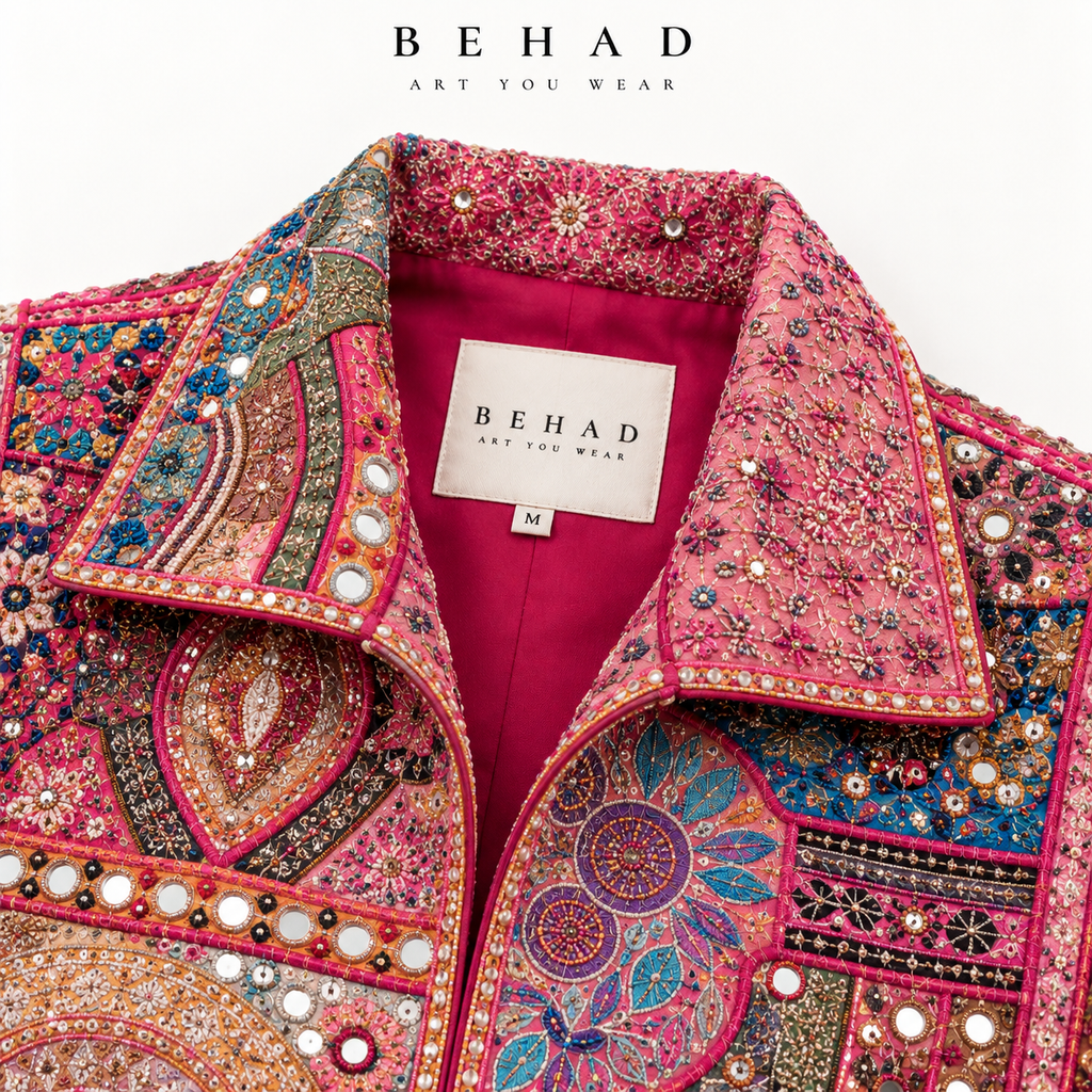 BEHAD — Gulabi Gulal Jacket