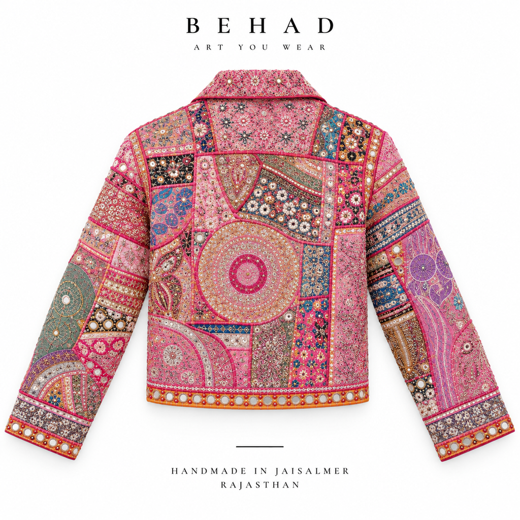 BEHAD — Gulabi Gulal Jacket