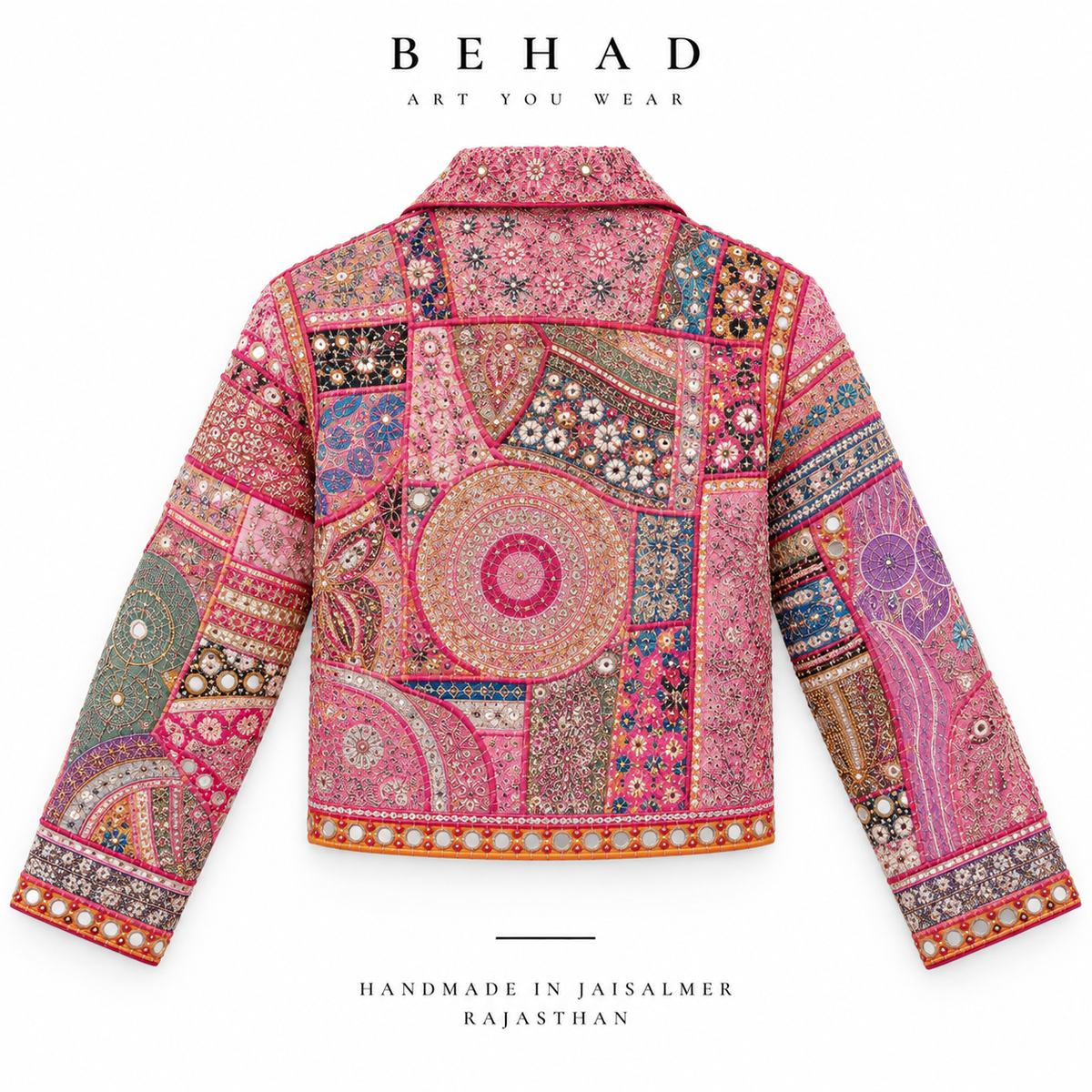 BEHAD — Gulabi Gulal Jacket