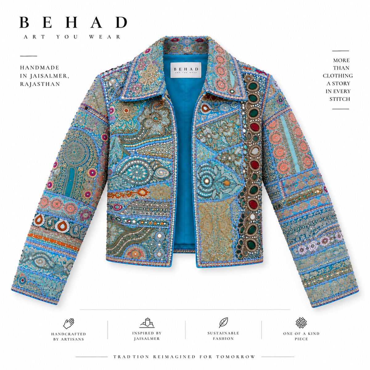 BEHAD — Neelam Mahal Jacket