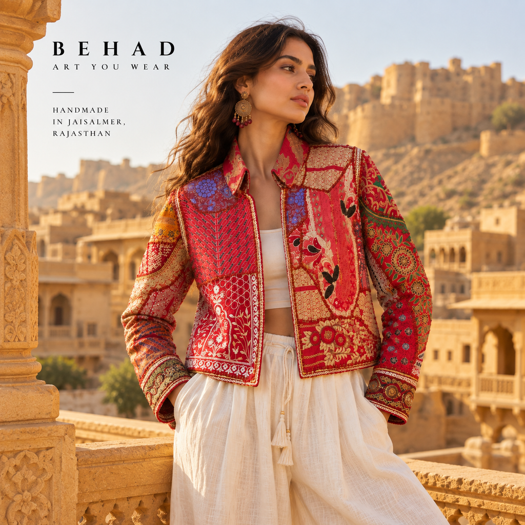 BEHAD — Laal Virasat Jacket