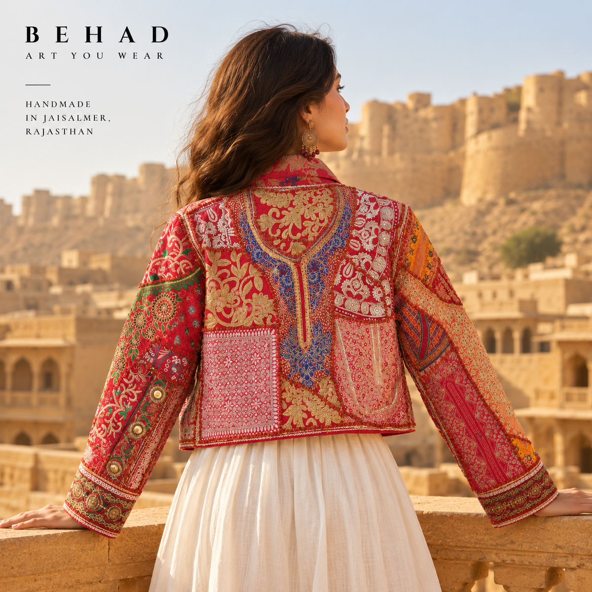 BEHAD — Laal Virasat Jacket