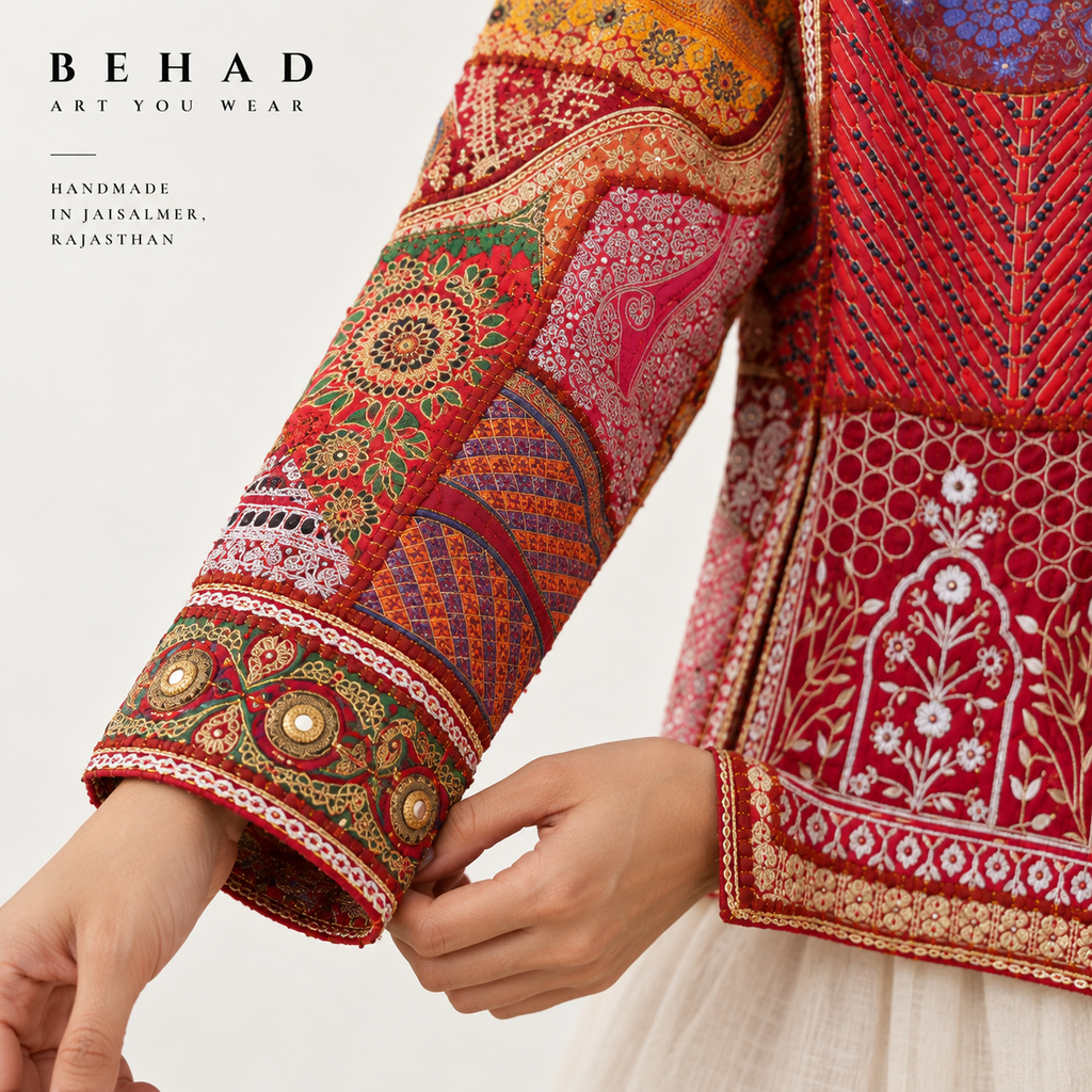 BEHAD — Laal Virasat Jacket